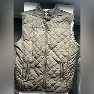 Miami Quilted Olive Green Vest